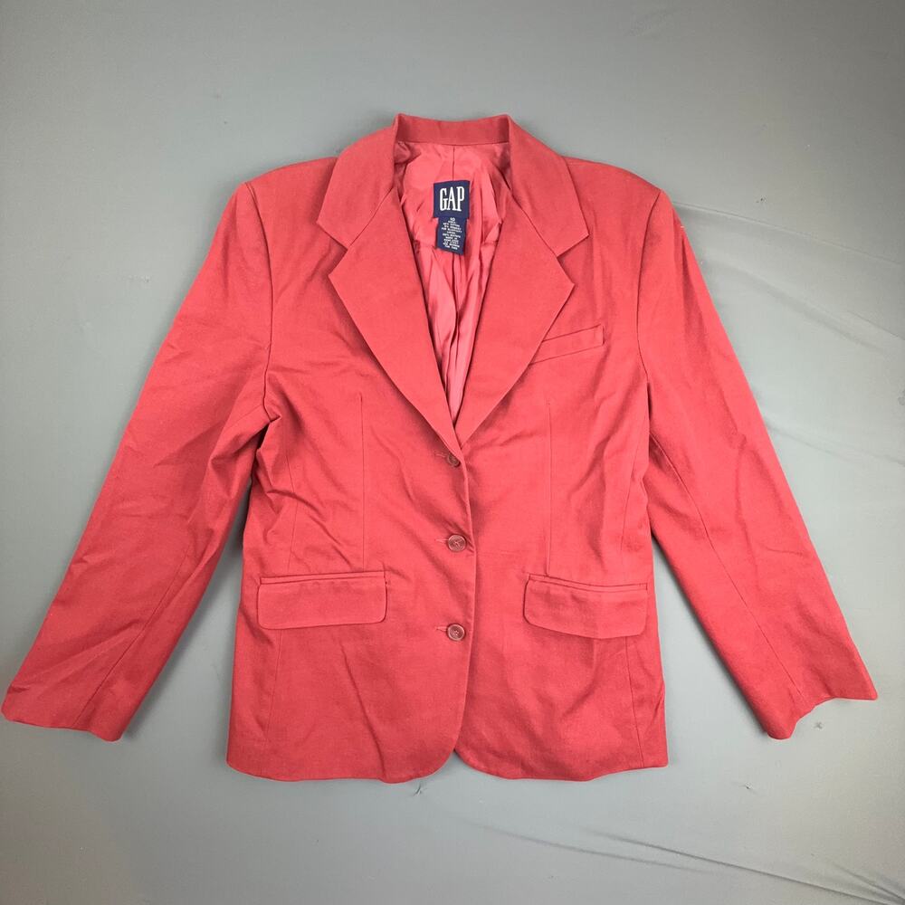 Vintage GAP Coral Pink Tailored Blazer